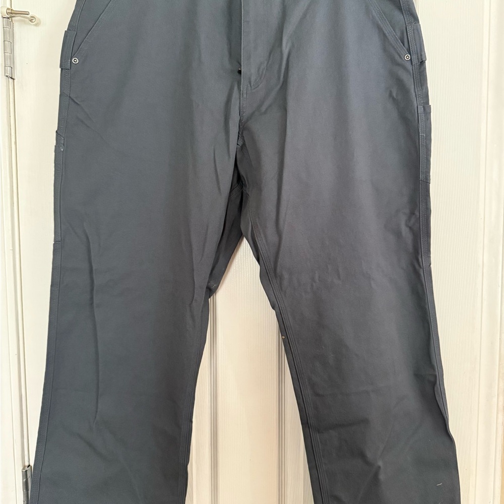 Duluth Trading Co Gray Cargo Pants Relaxed Fit